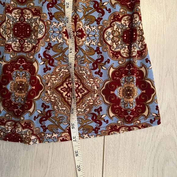 90s vintage slinky patterned halter dress - Picture 10 of 10